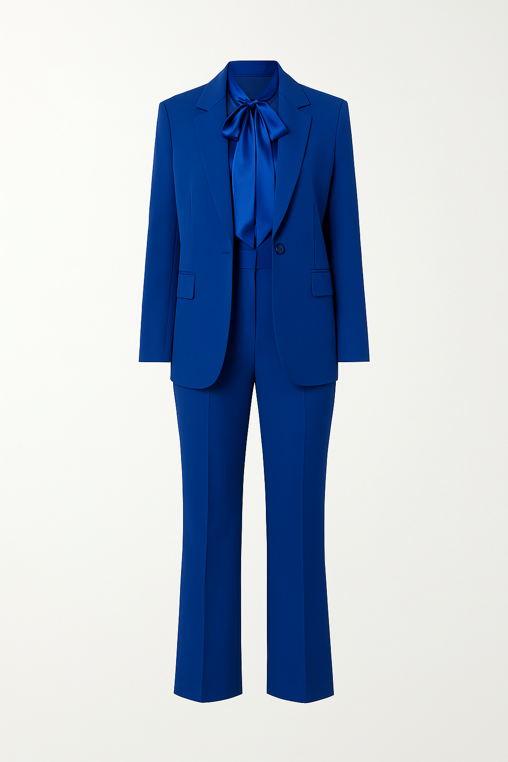 Royal Blue Suit Set for Women- Set of 3