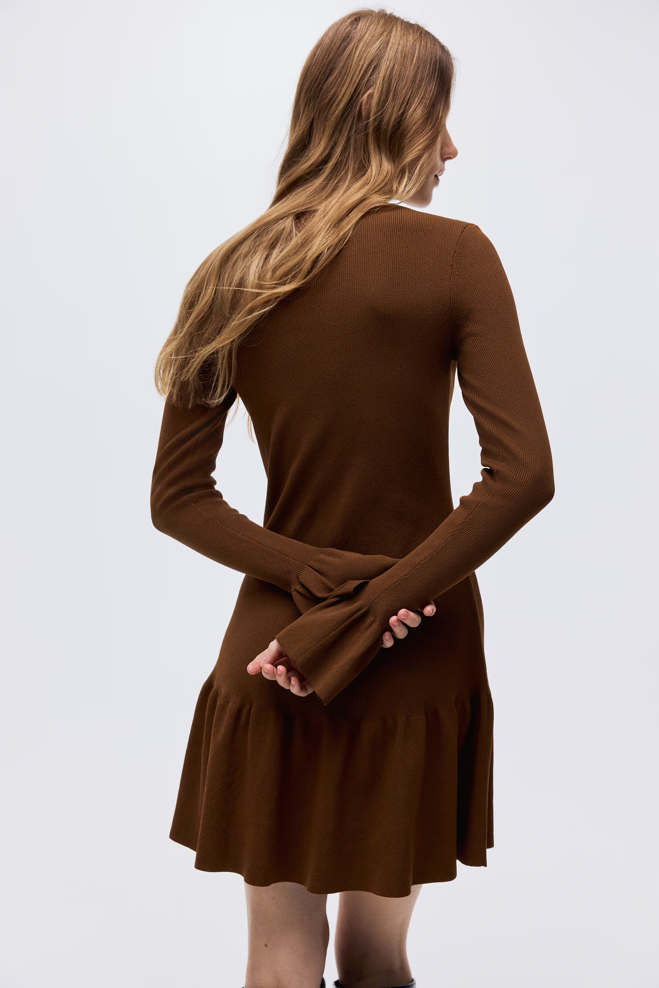 Cocoa Flounce Dress